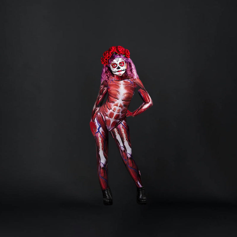 Autumn Parent-Child Jumpsuit – Fashion Halloween Costume for Family Party and Cosplay
