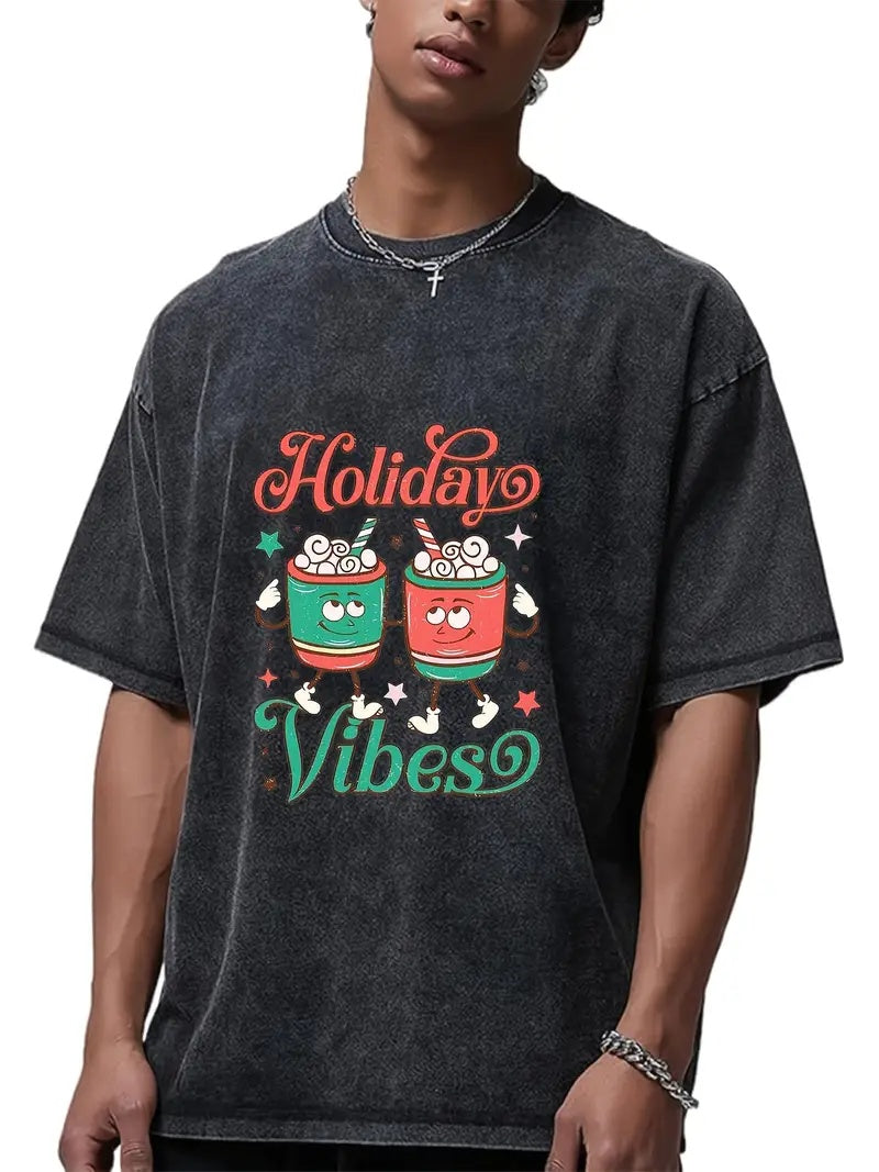 Men's Printed Short Sleeved Shirt