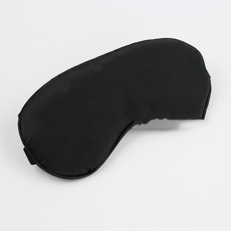 1Pc Silk Sleep Eye Mask – Padded Travel Blindfold for Relaxation & Shade Cover
