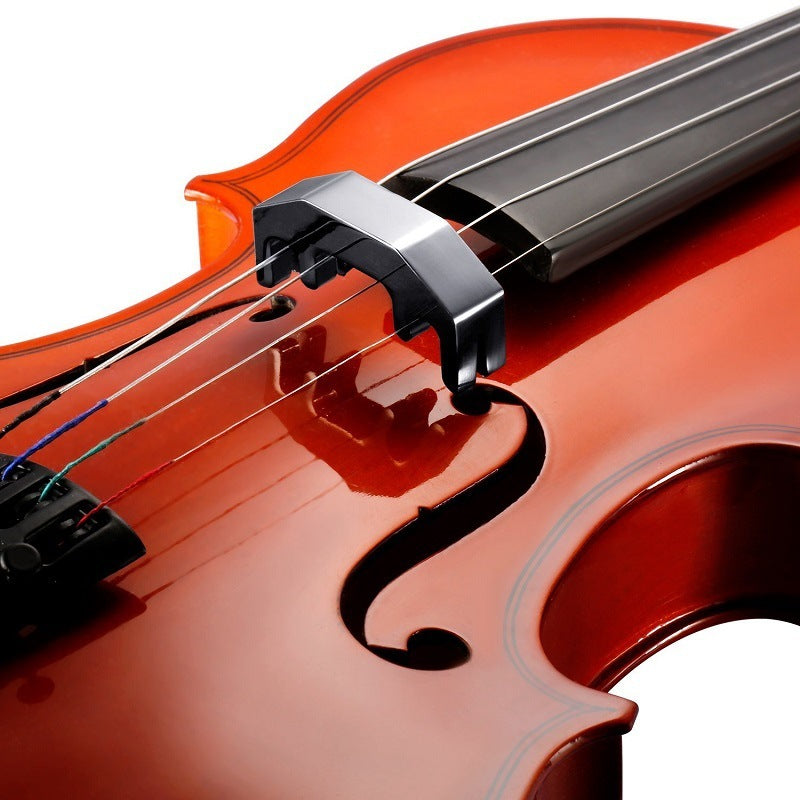 Violin Metal Black Silencer Mute