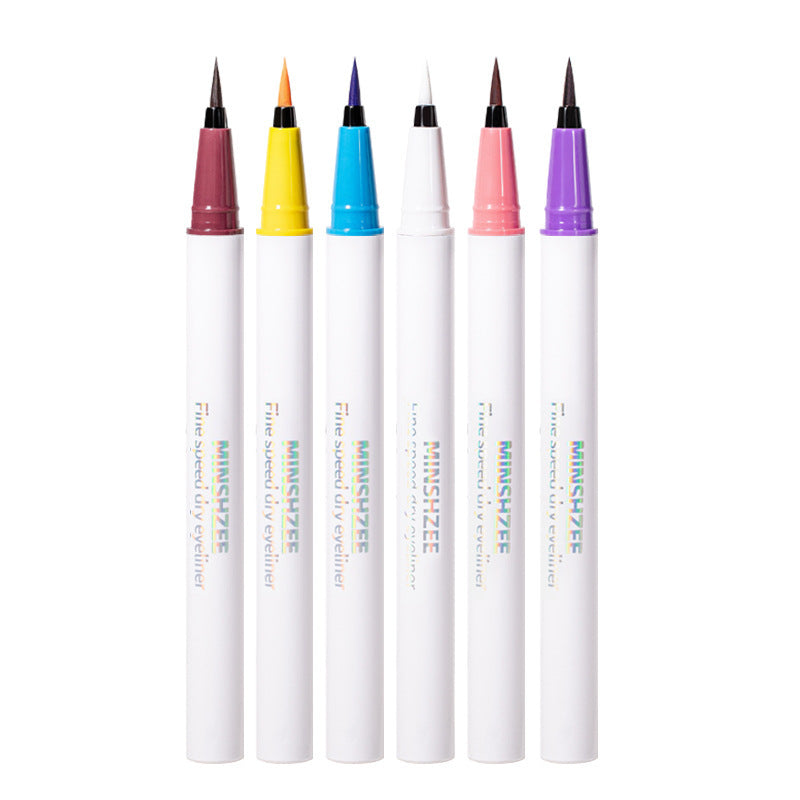 Waterproof Liquid Eyeliner Pen – Xizhi Color, Fine Tip, Long-Lasting Red