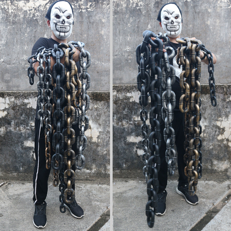 Halloween Haunted House Escape Room Bar Decoration Fake Chain Toys