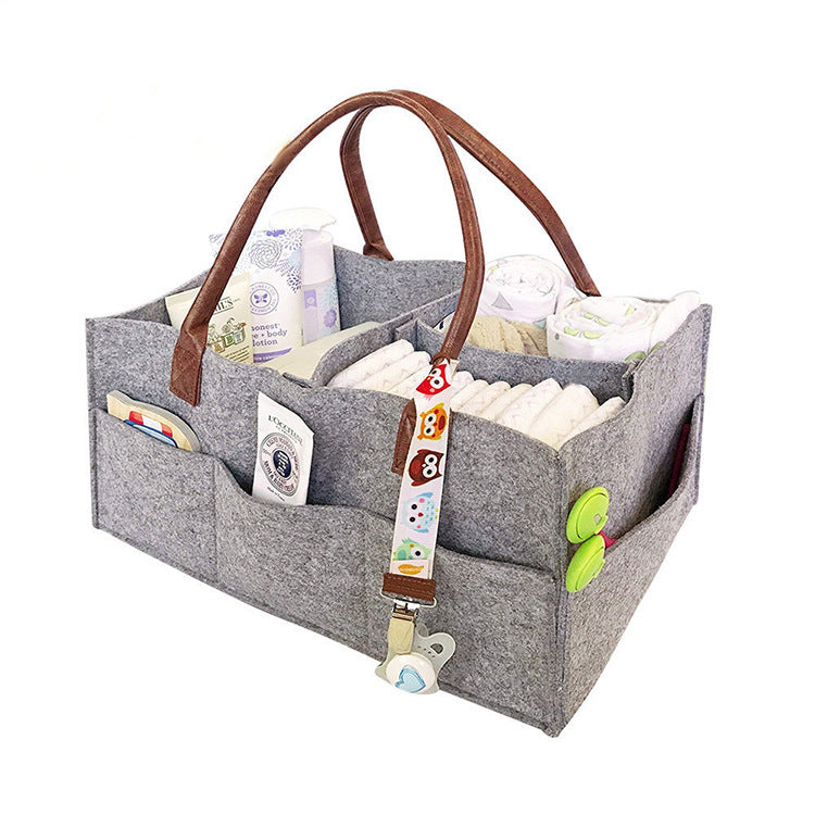 Fashion Personalized Diapers Felt Storage Bag