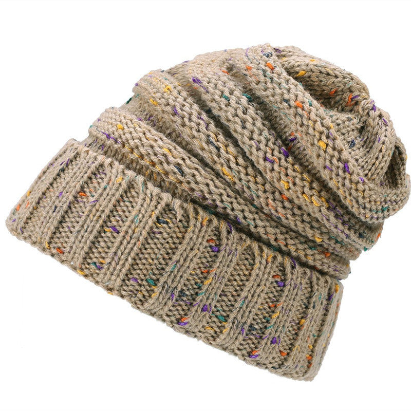 Simple Stylish Warm Knitted Woolen Winter Hat for Men and Women