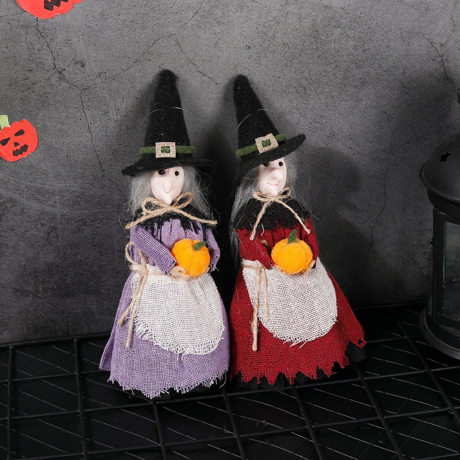 Halloween Broom Haunted House Ceiling Decoration Witch Pendant