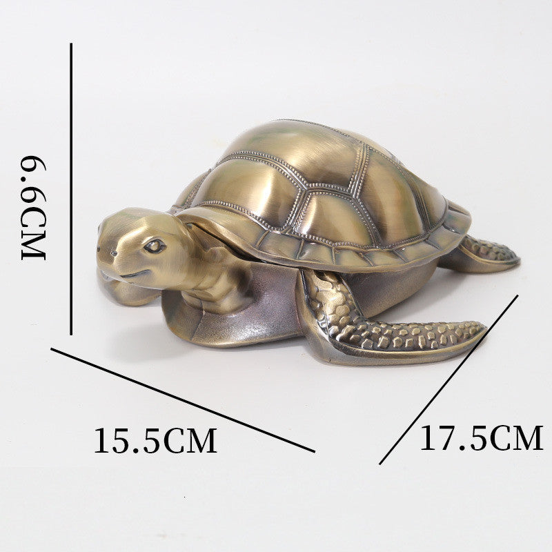 Home Creative Turtle Shaped Ashtray Ornament