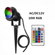 Stainless Steel RGB Lawn Lamp IP65 Outdoor Floodlight