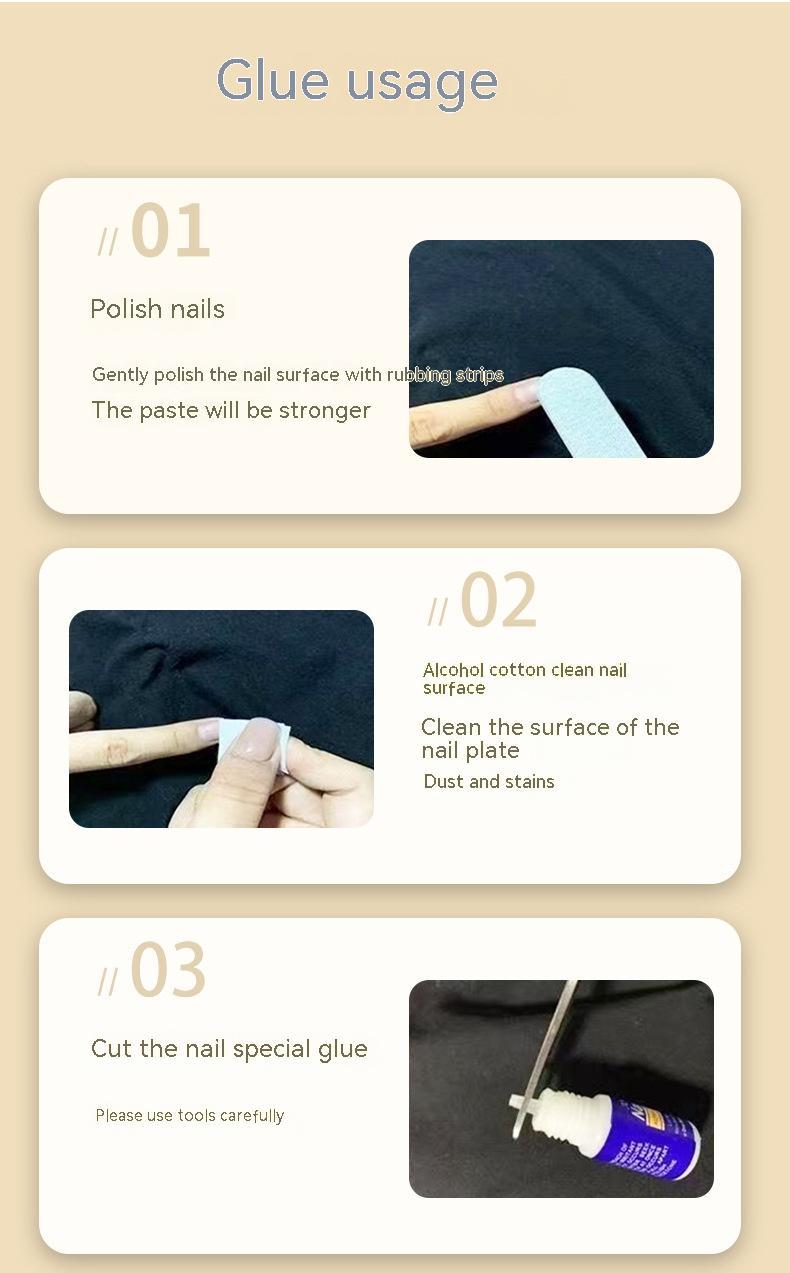 Wearing Sun Protection Detachable False Nails
