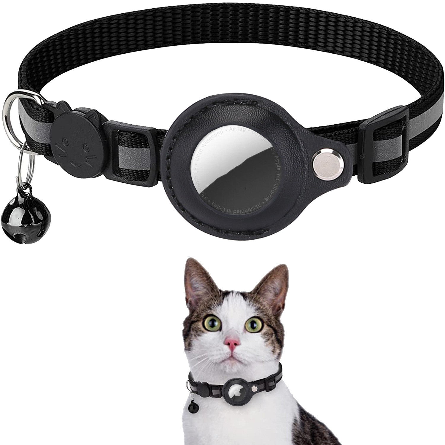 New Cat Positioning Collar Reflective Bell