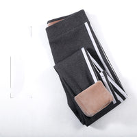 Dark grey white strips