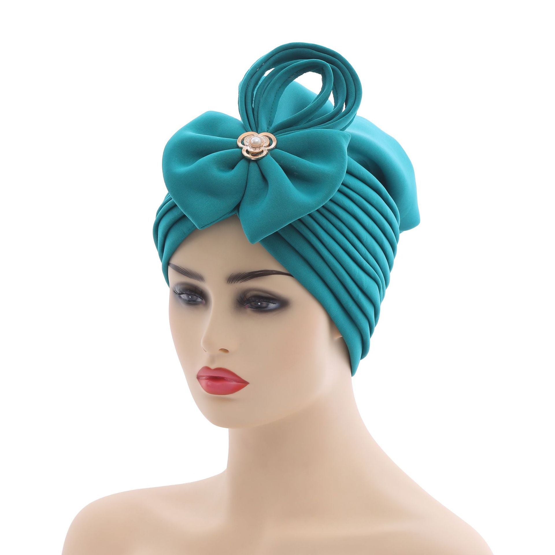 New African Space Layer Bow Baotou Muslim Hat