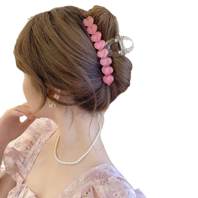 Small Sparkling Love Temperament Hair Accessories Hairpin