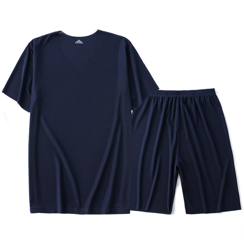 Home Wear Short Sleeve Shorts Suit Pajamas