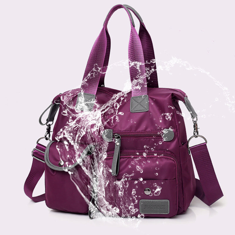 Women’s Large Capacity Multi-Pocket Shoulder Bag – Nylon Waterproof Casual Crossbody Tote