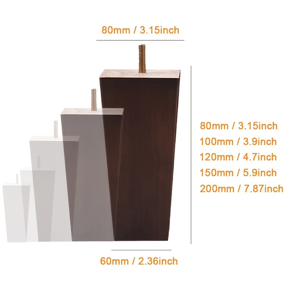 Sofa Bed Bathroom Cabinet Chair Coffee Table Replacement Feet Wooden Legs