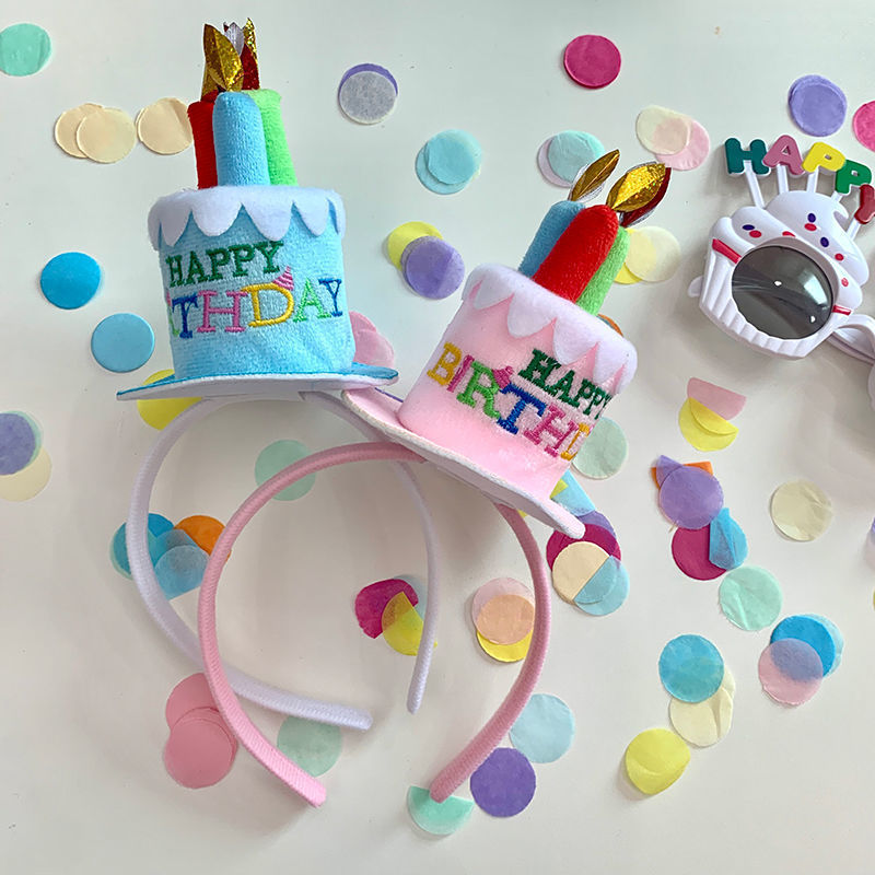 Cute Birthday Cake Birthday Headband Party Dress Up