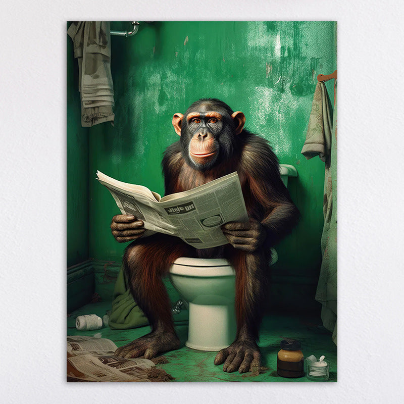 Animal Wall Art – Decorative HD Airbrush Canvas Painting for Home Decoration