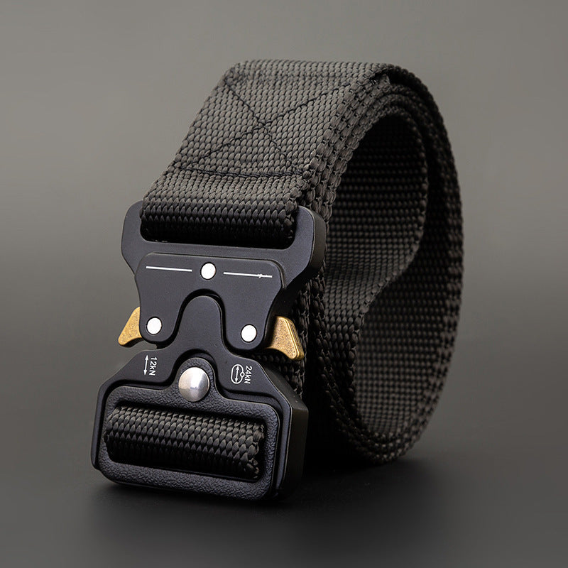 Nylon Tactical Belt – Adjustable Release Buckle