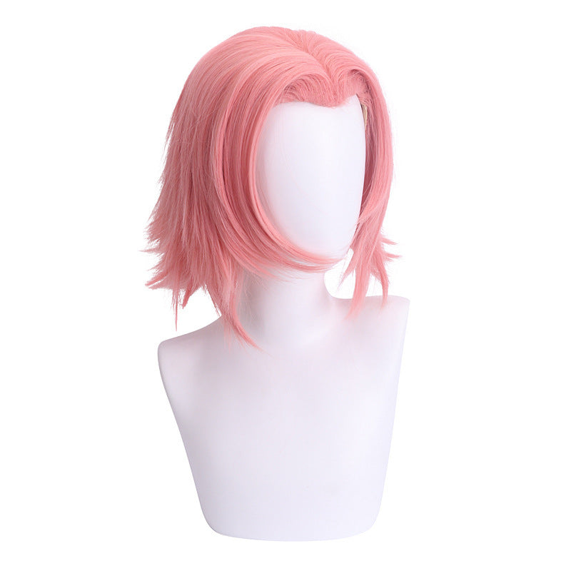 Sakura Gray-pink COS Wig