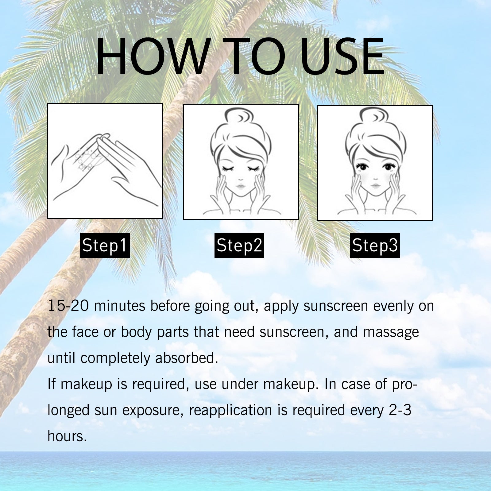 Hyaluronic Acid Gel Sunscreen For Summer UV Protection