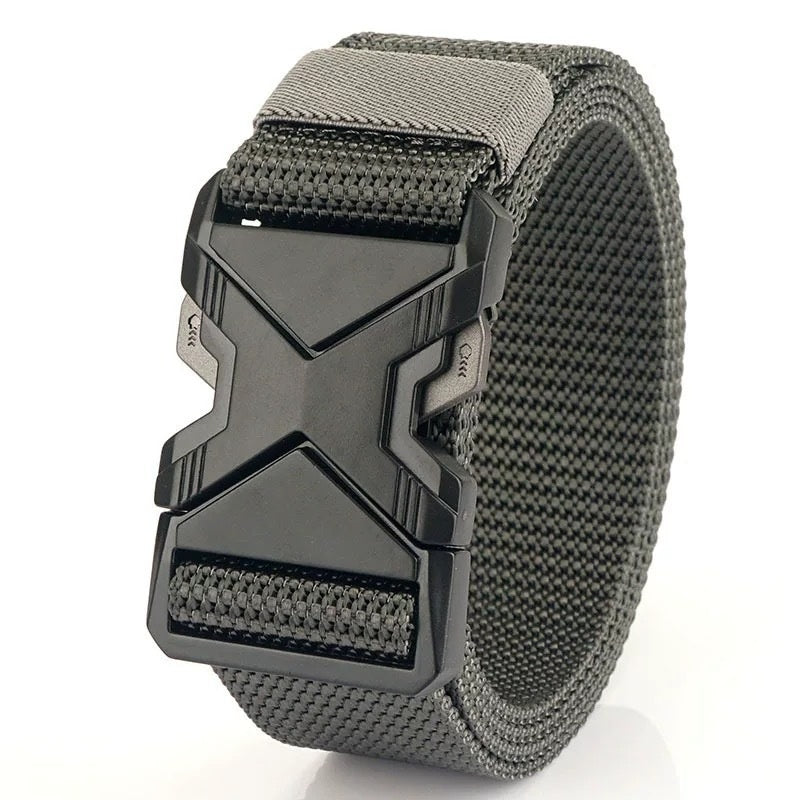 Men's Toothless Automatic Buckle Tactical Belt