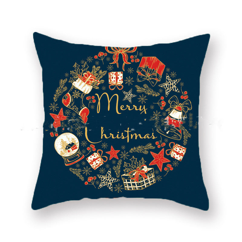Christmas Sofa Throw Pillow Case for Home or Office