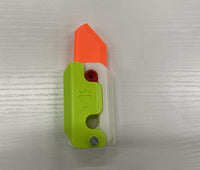 Orange white green