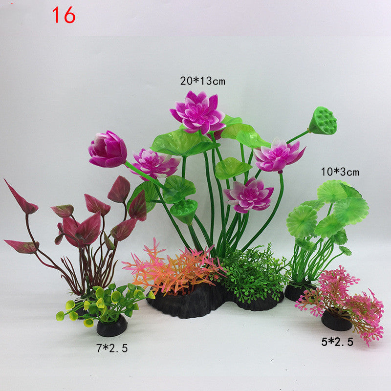 Fish Tank Decoration Simulation Water Plant Aquarium Landscaping