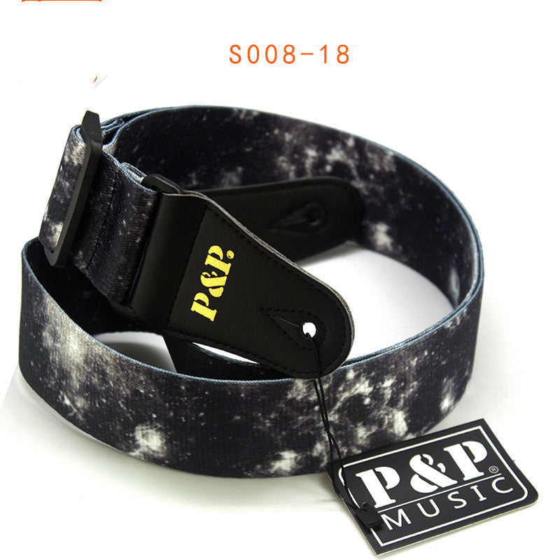 Guitar Strap Printed Starry Sky Instrument Accessories