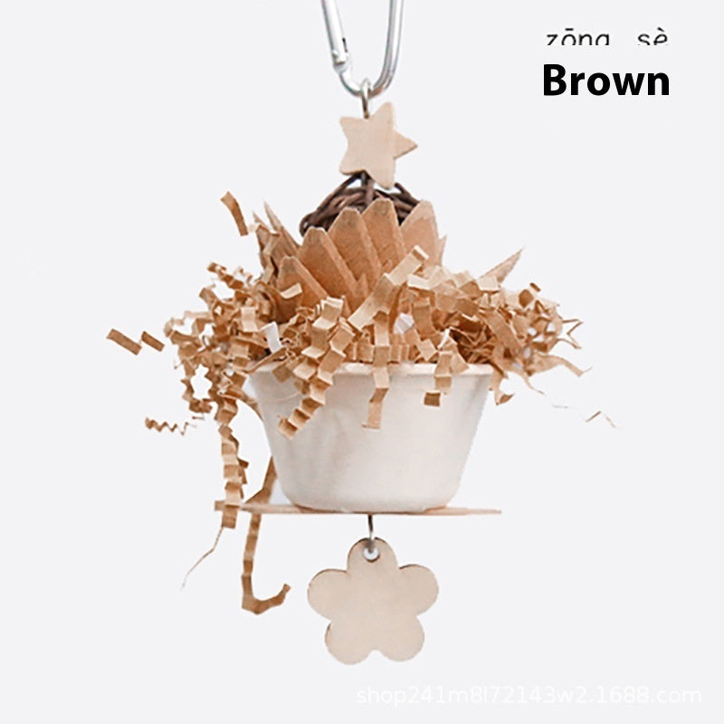 Parrot Flower Clumps Bite Toy