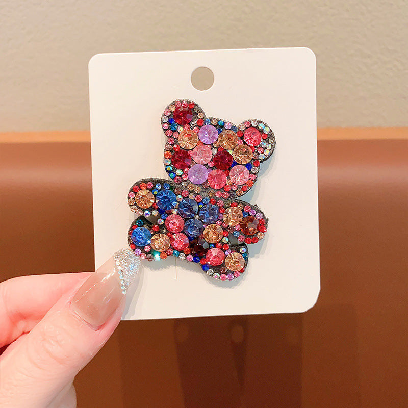 Girl Bangs Sweet Hair Clip Bear