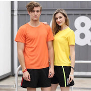 Round Neck Short Sleeve Overalls Marathon Activity Group Clothes