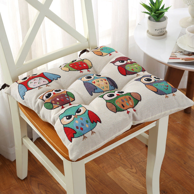 Thickened Non-slip Chair Cushion Tatami Children's Heightened Dining Chair Cushion Solid Wood Stool Car Seat Cushion