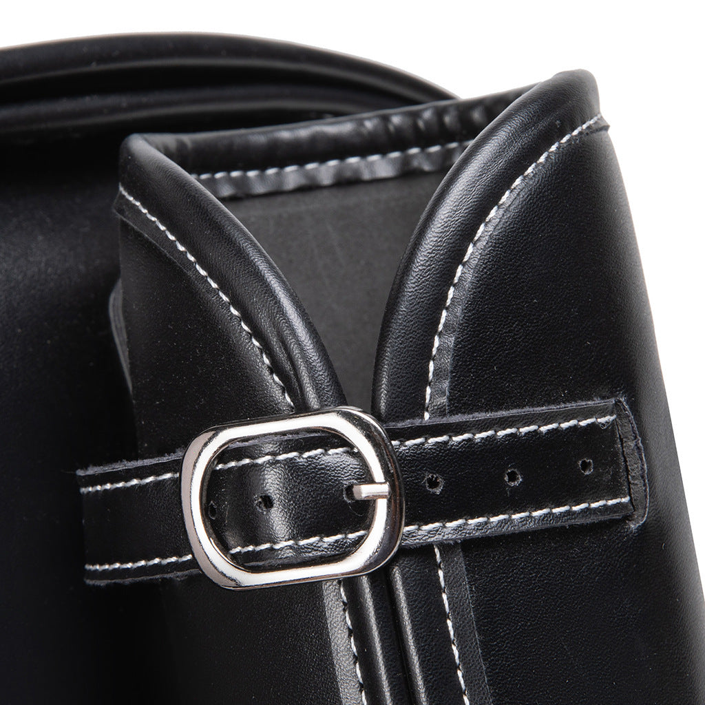 Cross-border Hot Sale Motorcycle Tail Coded Lock Of Bags And Suitcases Side Bag Prince Cruise Modified Side Bag Dark Punk