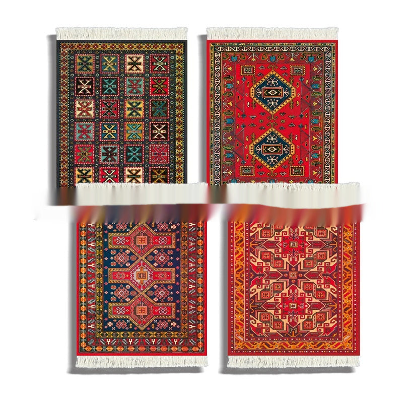 4 Sets Of Carpet Drinks Heat Insulation Coaster