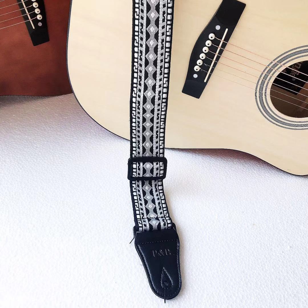 Embroidery Guitar Strap Musical Instrument Accessories