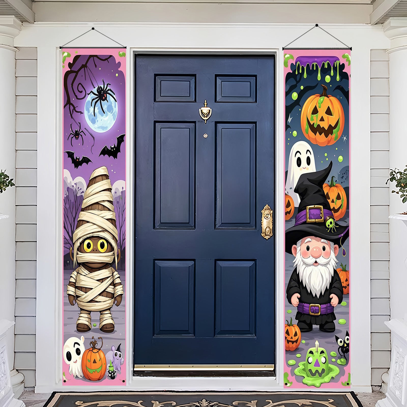 Halloween Couplet Decorations Party Banner Hanging Flag