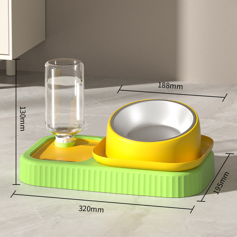 Anti Overturning Automatic Drinking Water Cat And Dog Food Bowl