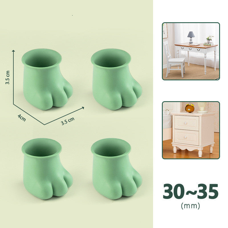 Silicone Table And Chair Foot Cover Cute Claw Table And Chair Protective Cover