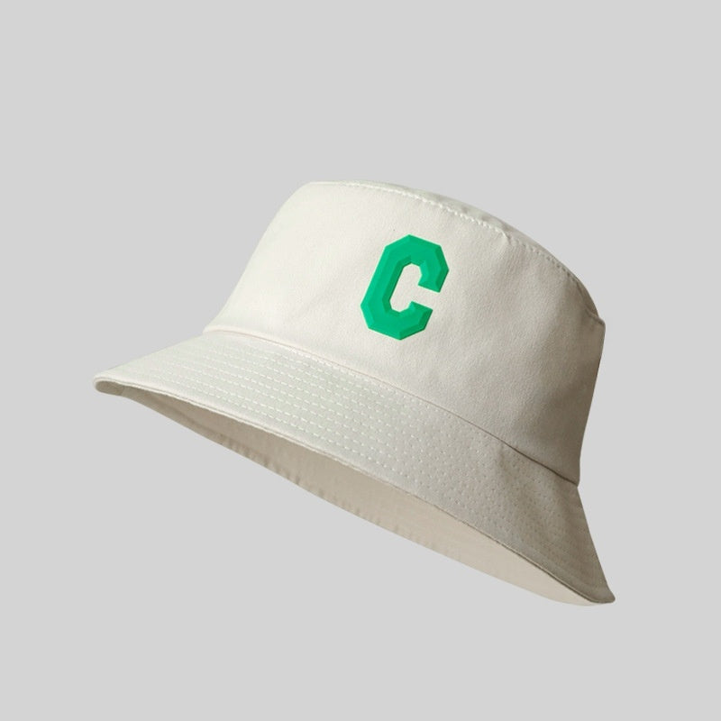Big Head Circumference Bucket Hat All-match Letters Sun Hat