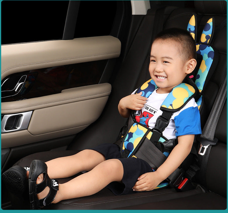 2-in-1 Baby Car Safety Seat & Dining Booster – Removable, Washable