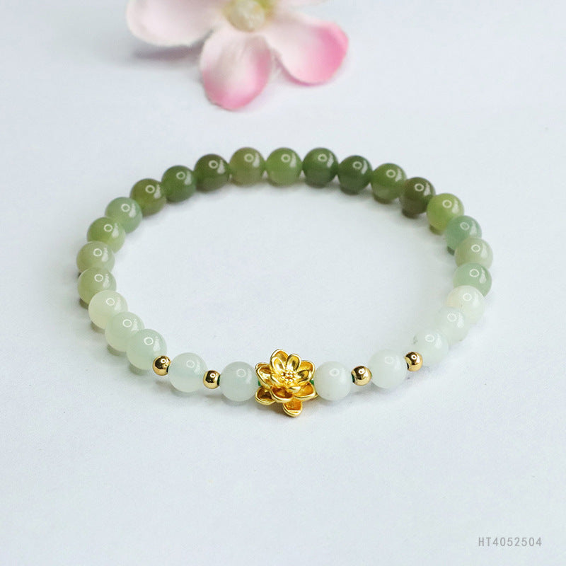 Clear Water Gradient Bracelet Ancient Style Jade Wholesale Live Broadcast Delivery