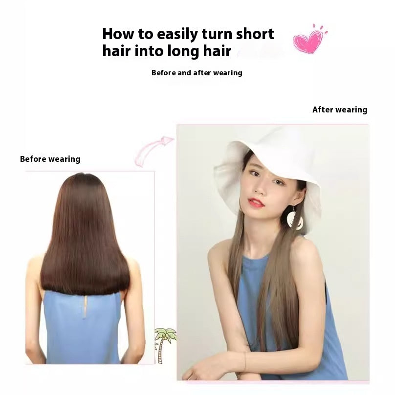 16 Card Seven-piece Hairpiece Clip Wig Beauty Chemical Fiber Wig Set Hair Extension