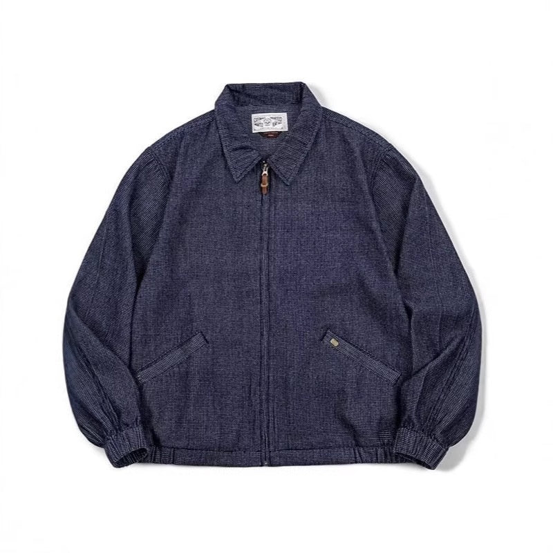 Retro Denim Loose Lapels Coat Spring And Autumn