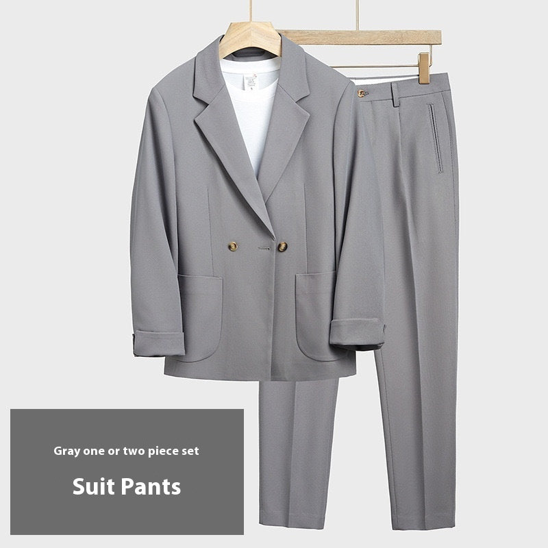 Japanese Style Draping Casual Suit Men's Loose