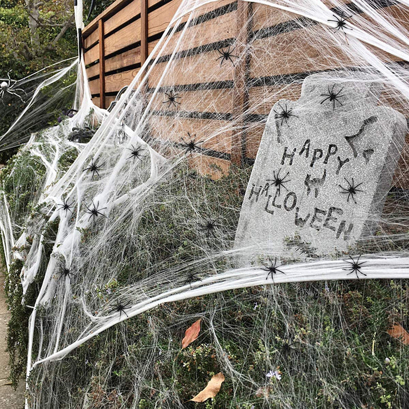 Halloween Supplies Ghost Festival Scene Props Spider Silk Spider Web Accessories