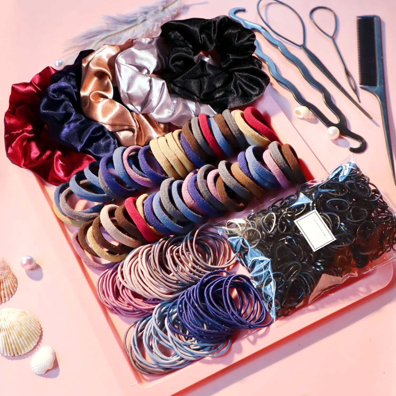 Large Intestine Ring Hair Accessories Suit Korean Color
