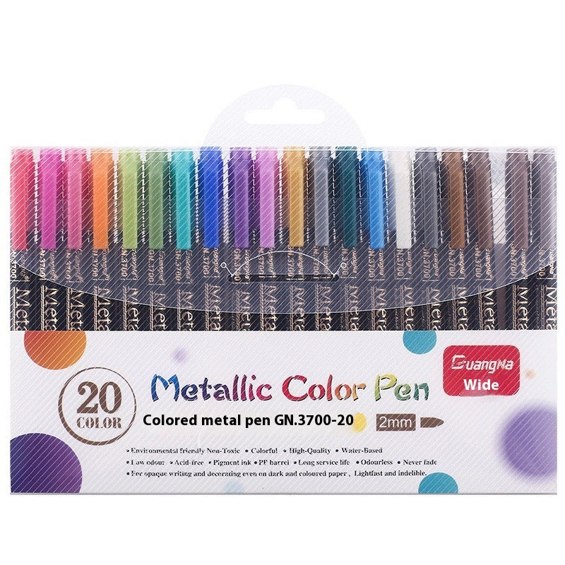 Metal Painting Color Graffiti Pen For Fine Arts
