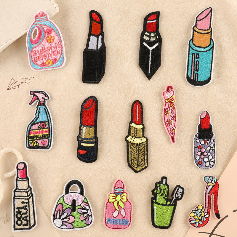 Computer Embroidery Label Patch – Small Badge for Clothing and Accessories