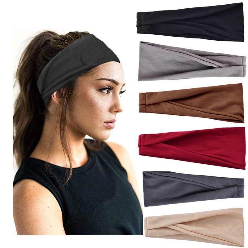 Women’s Athletic Yoga Headband – Stretch Running & Workout Hairband
